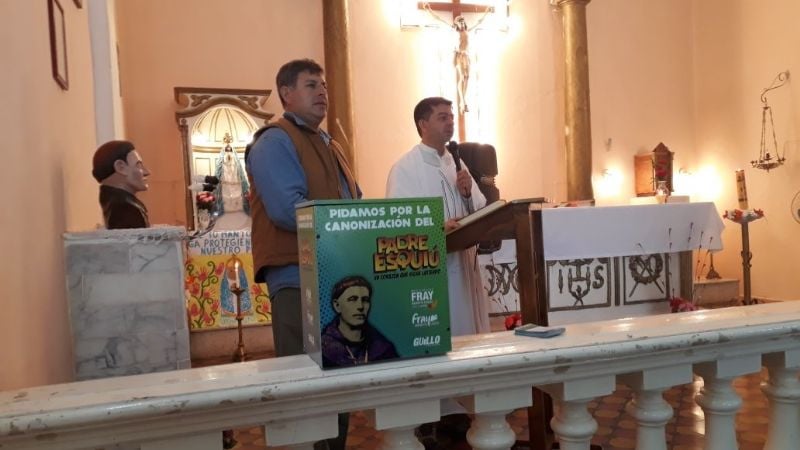 Santa Misa y visita de gauchos de Piedra Blanca en Esquiú