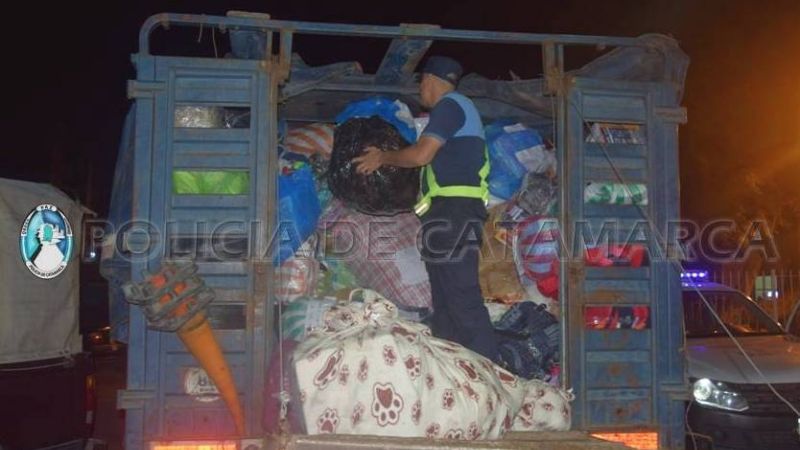 Trasladan 2 millones de pesos de mercadería ilegal