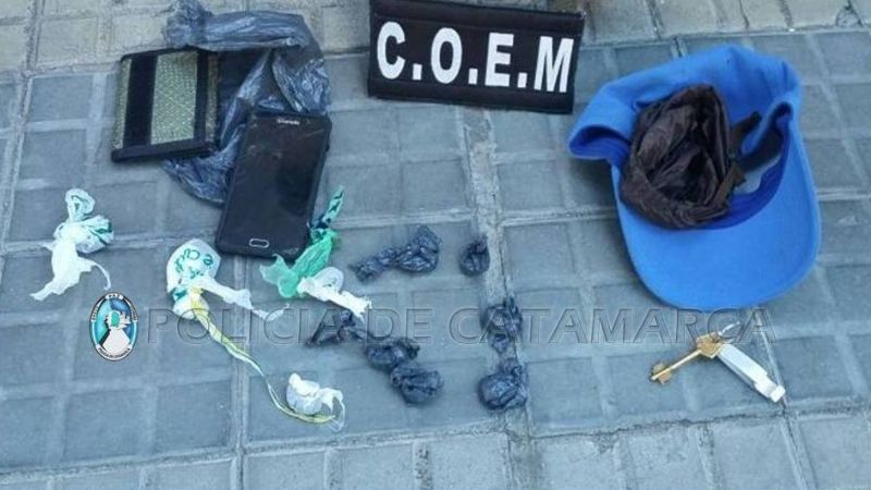 Secuestran droga en la Capital