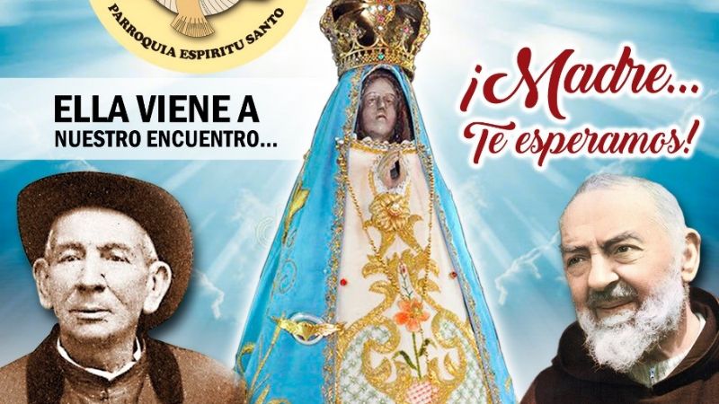 Con la visita de la Virgen del Valle, inician festividades del Espíritu Santo