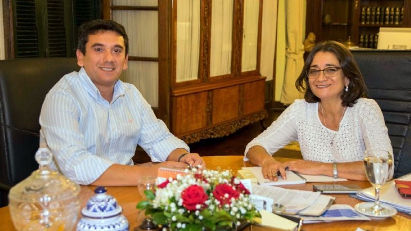 Corpacci recibió al intendente Ferreyra