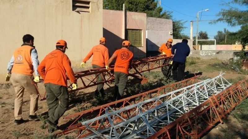 Telecom donó una torre de comunicación a Defensa Civil Catamarca