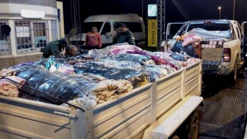 Secuestraron mercadería ilegal valuada en 200 mil pesos en La Paz