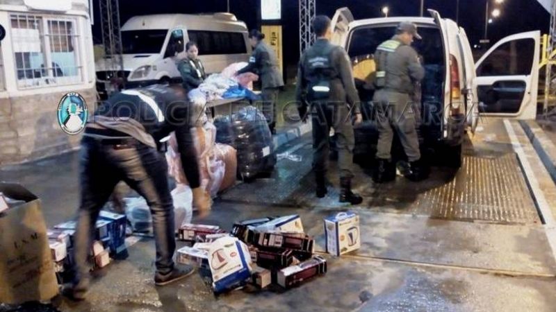 Secuestraron mercadería ilegal valuada en 200 mil pesos en La Paz