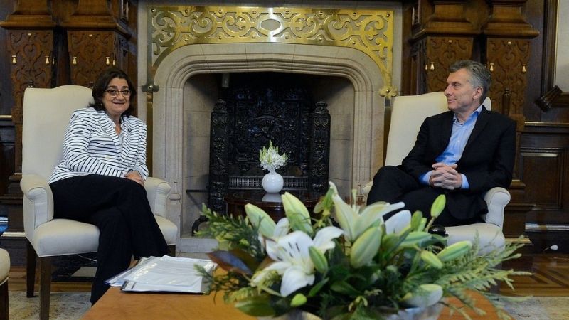 Reencuentro entre Corpacci y Macri