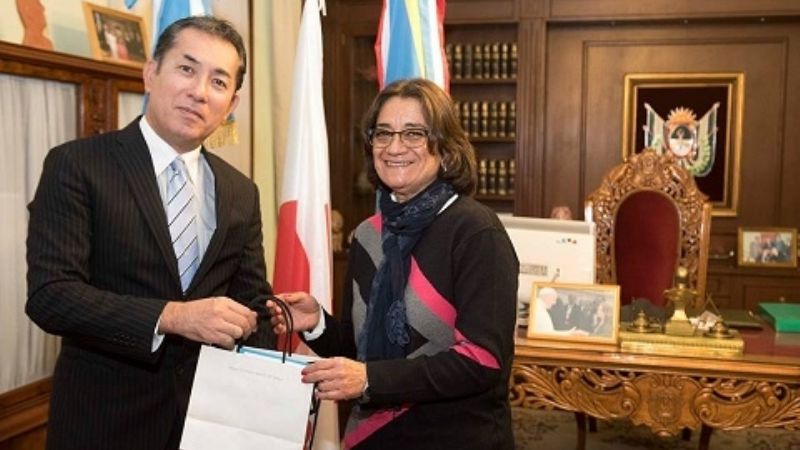 Lucía recibió al Embajador de Japón