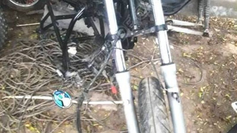 Secuestran motopartes y tres motocicletas
