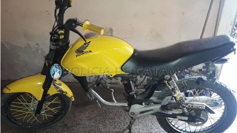 Recuperaron una moto que robaron a una mujer