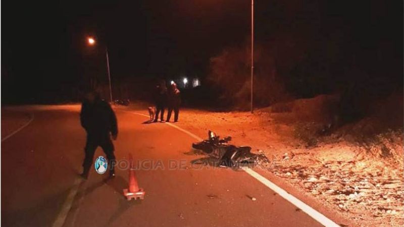 Murió joven motociclista tras estrellarse contra un árbol