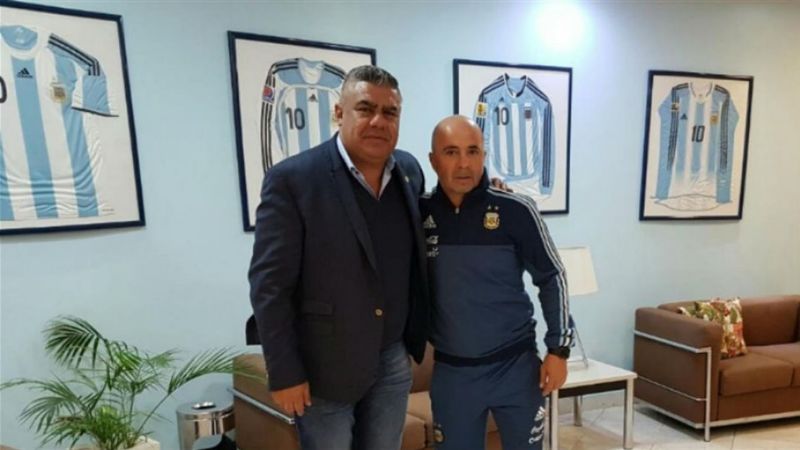Chiqui Tapia defendió a Sampaoli tras los rumores de acoso sexual