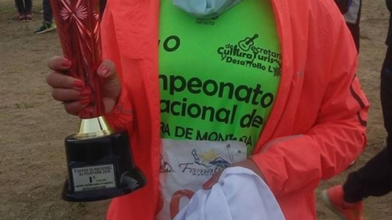 Paola Maza, la mejor de Catamarca en el Nacional de Montaña