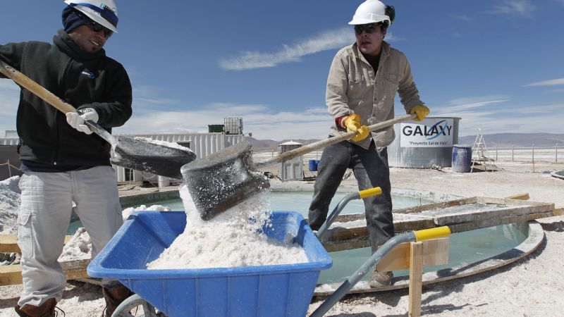 El litio ya cotiza en la bolsa de metales de Londres