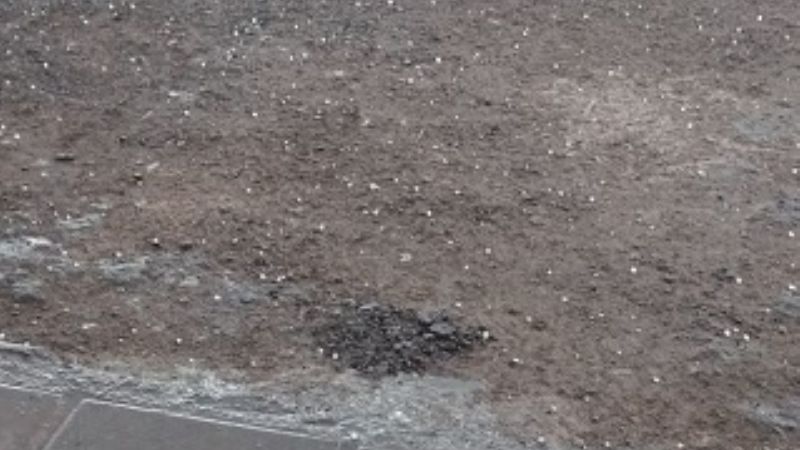 Granizada en San Antonio de La Paz