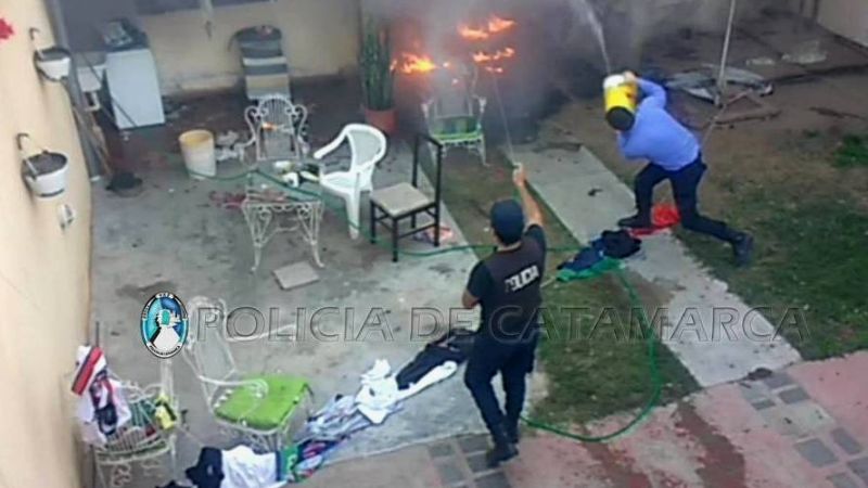 Incendio causó daños totales en una vivienda