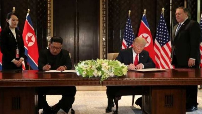 Trump y Kim Jong-un firmaron un acuerdo histórico