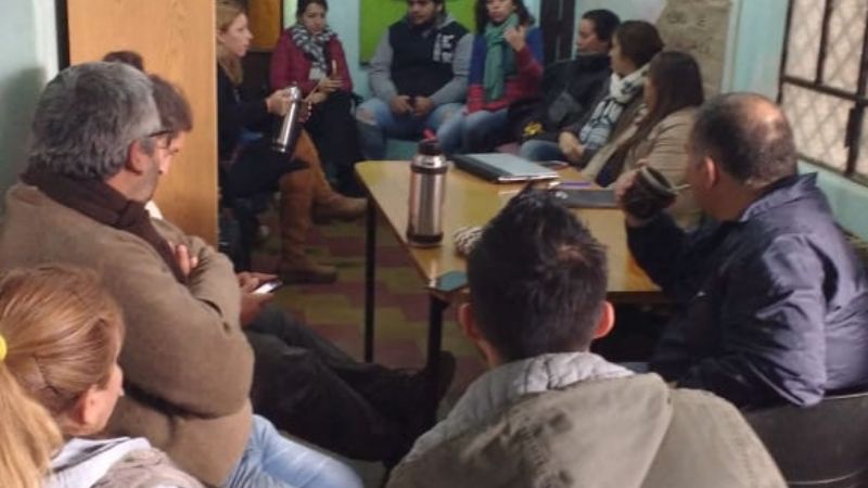 Trabajadores toman el edificio de Agricultura Familiar