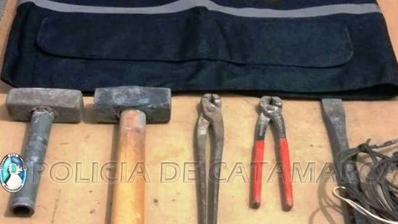 Recuperan herramientas robadas de una vivienda