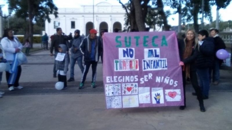 Distintas organizaciones le dijeron No al trabajo infantil