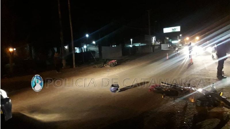 Siniestro vial en Valle Viejo