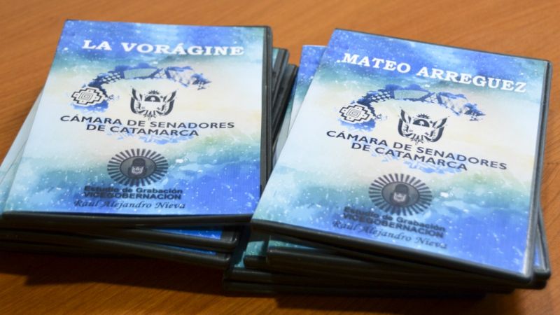 Entregaron masters discográficos a Mateo Arréguez y La Vorágine