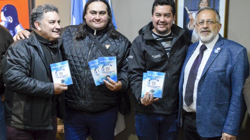 Entregaron masters discográficos a Mateo Arréguez y La Vorágine