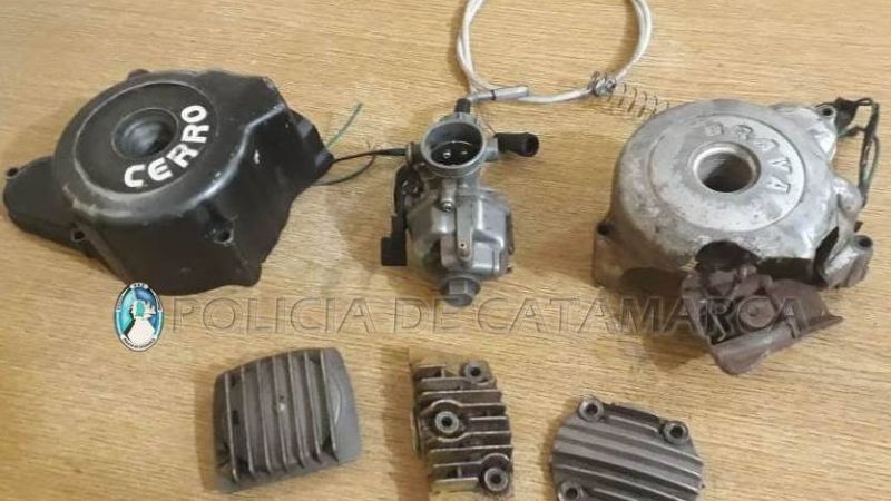 Encontraron elementos robados en un taller mecánico en Tinogasta