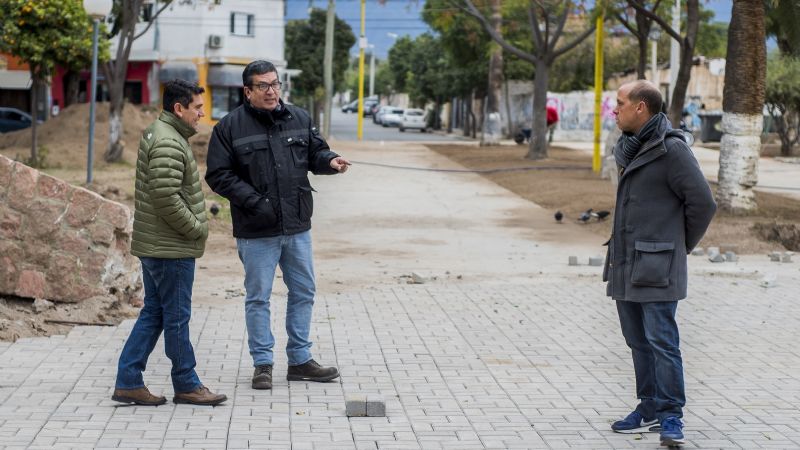 Avanza la recuperación de la plaza de Villa Cubas