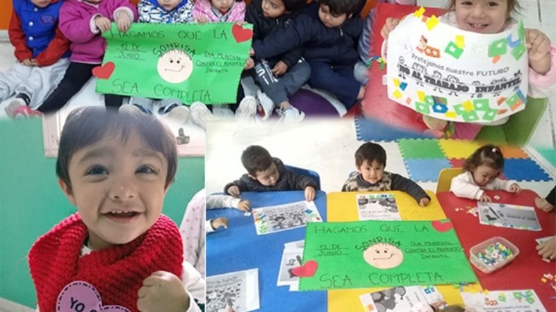 Acciones por el Día Mundial contra el Trabajo Infantil en el Senado