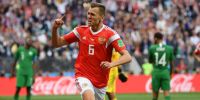 Cheryshev, que juega en el Villarreal de España, fue la figura.