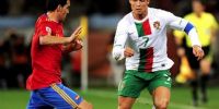 CRISTIANO RONALDO la estrella excluyente de Portugal ante España.