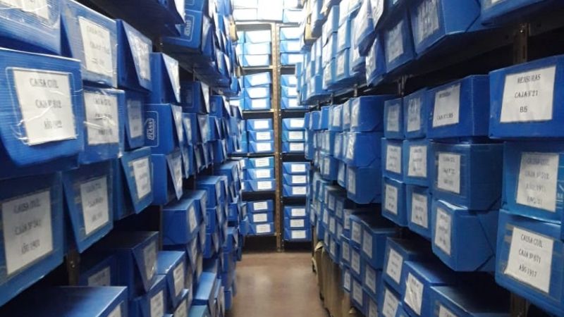 Culminó el traslado de documentación del Archivo Histórico Provincial