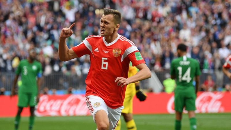 Rusia goleó 5-0 a Arabia Saudita en el inicio Mundial 2018