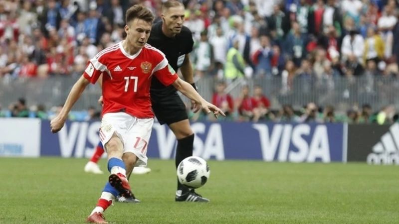 Rusia goleó 5-0 a Arabia Saudita en el inicio Mundial 2018