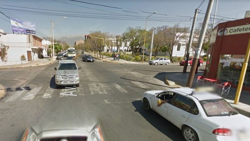 Choque en Maipú y Belgrano