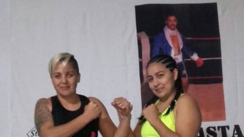 La “Pepé” Rasjido" y la “Matadora" Juncos, en Tinogasta