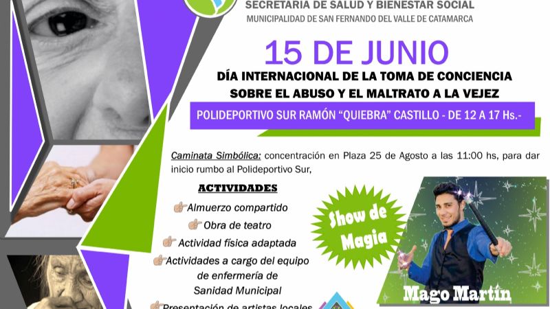 Jornada por la Toma de Conciencia sobre el Abuso y el Maltrato a la Vejez