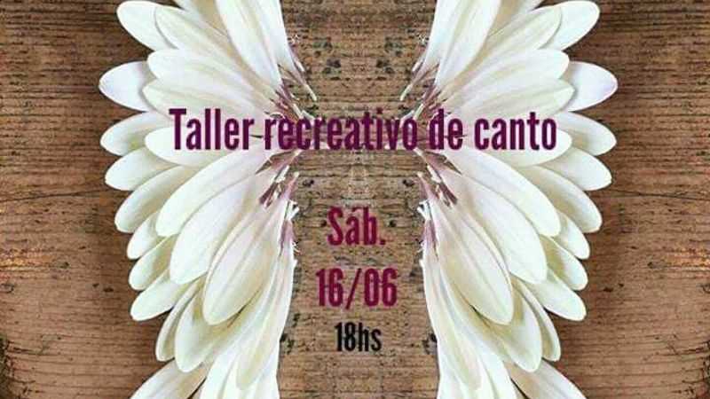 Taller “Me canto en voz” este sábado en la Casa de la Cultura