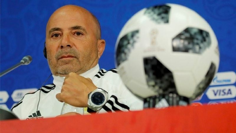“El equipo llega muy bien preparado”, dijo Sampaoli