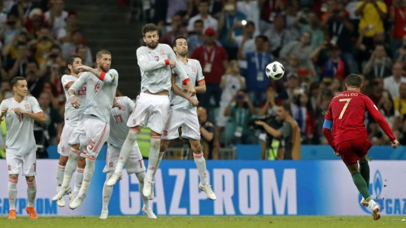 Cristiano 3-España 3, primer partidazo de Rusia 2018