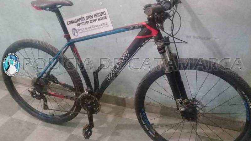 Recuperan una bicicleta robada en Valle Viejo