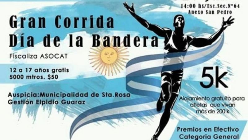Medio maratón “Día de la Bandera” en San Pedro (SR)