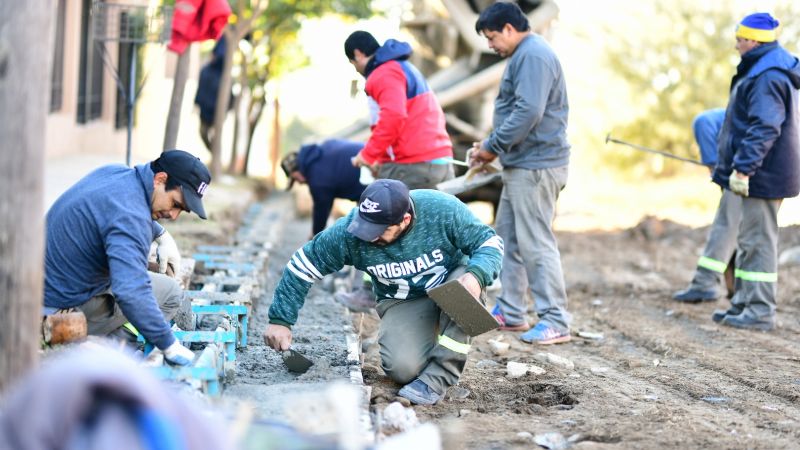 En marcha la urbanización del barrio Lomas del Mirador