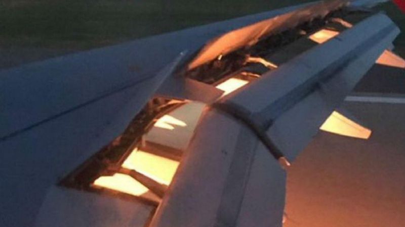 El avión que trasladaba a Arabia Saudita se prendió fuego en pleno vuelo