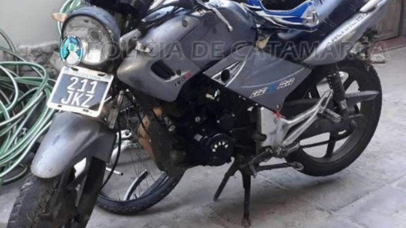 Secuestran una motocicleta abandonada