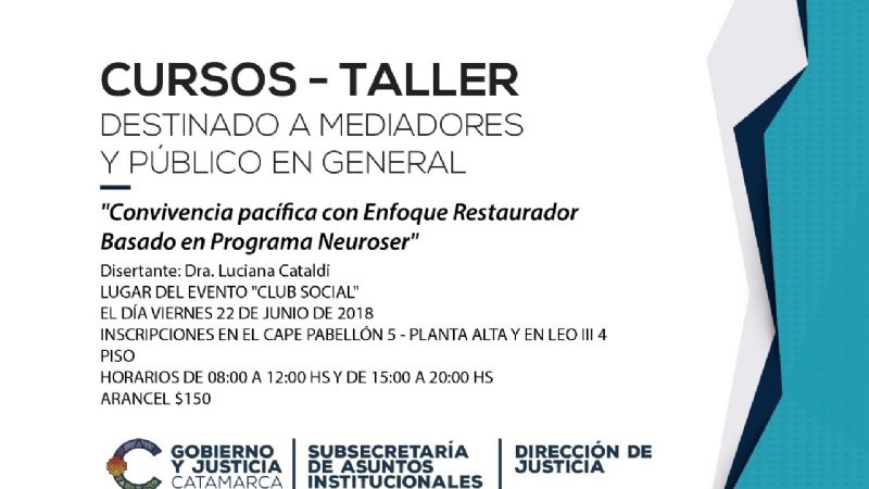 Taller sobre "Convivencia Pacífica con Enfoque Restaurador”