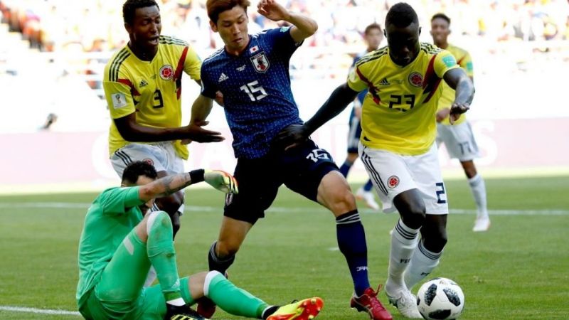 Siguen las sorpresas: Japón venció a Colombia