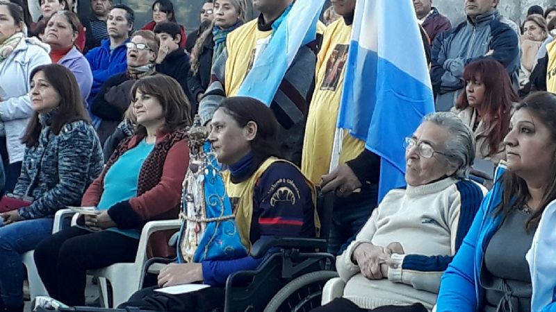 La Virgen del Valle visita los barrios del sector sur de Capital