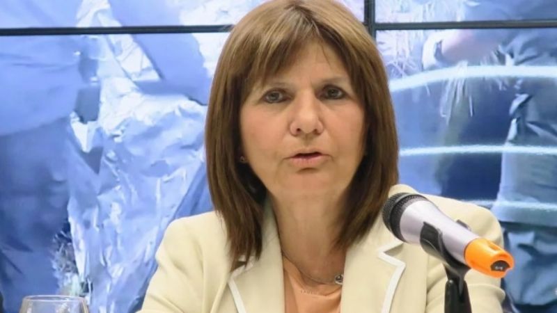 La ministra de Seguridad Patricia Bullrich sigue minuto a minuto el rescate