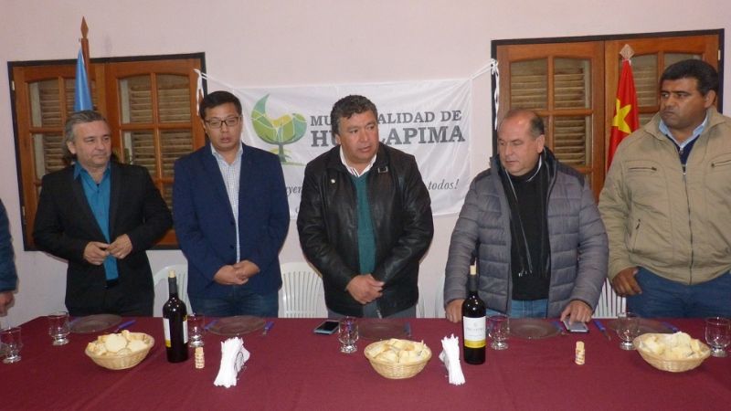 Importante empresario chino en Huillapima