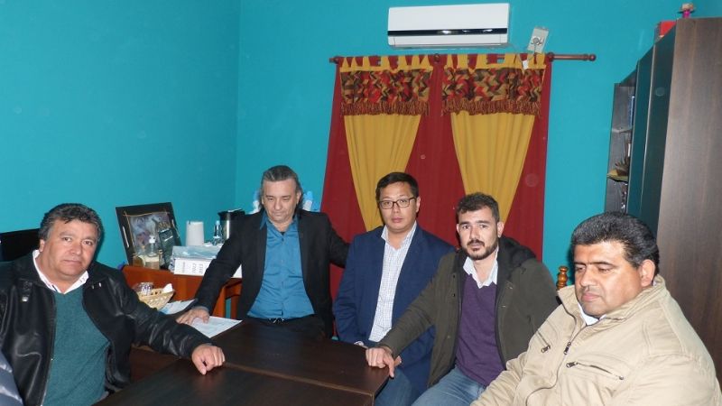 Importante empresario chino en Huillapima